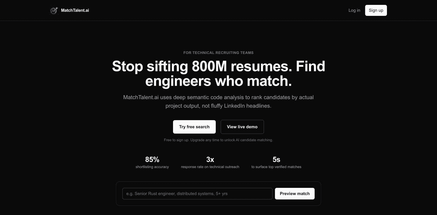 MatchTalent.ai screenshot
